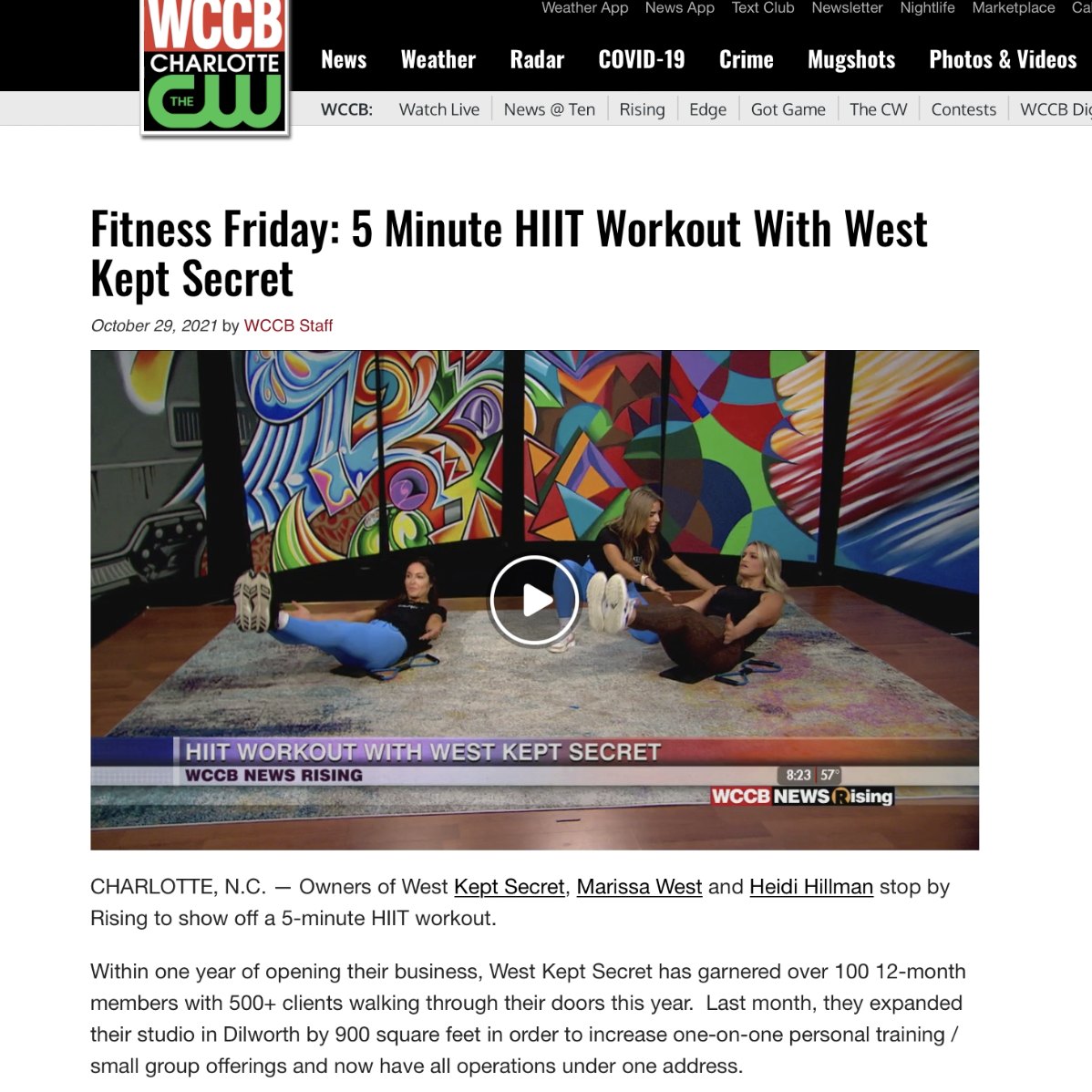 WCCB 5-Minute HIIT Workout with WKS