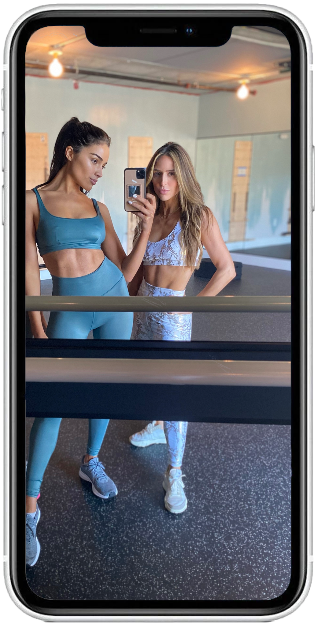 Trainers posing after a workout
