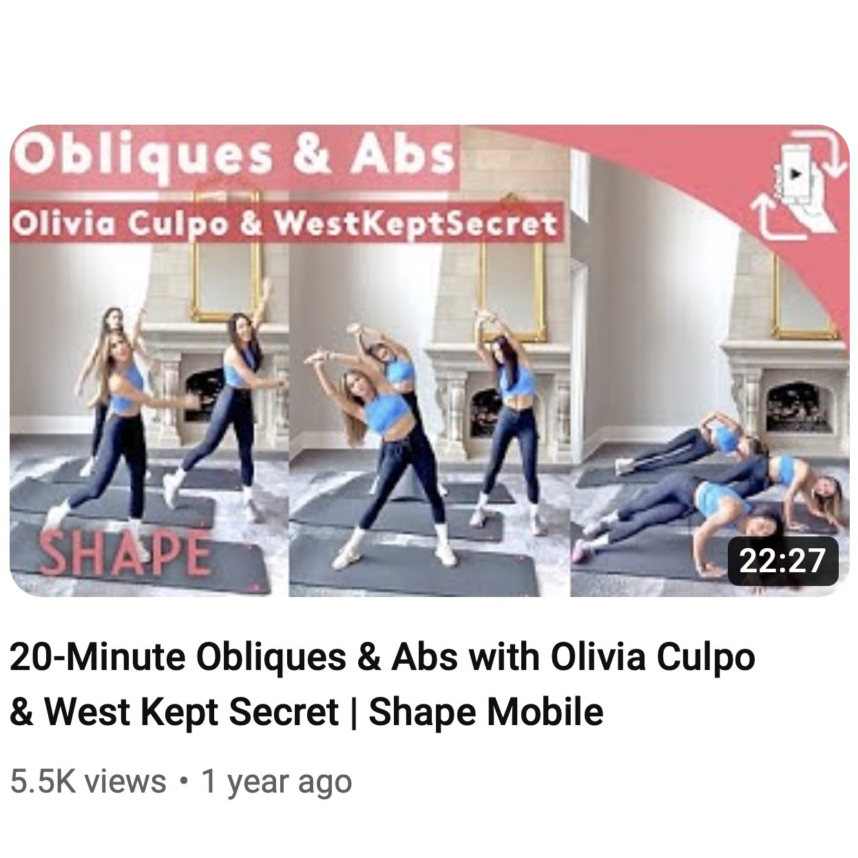 Operation Obliques with Olivia Culpo