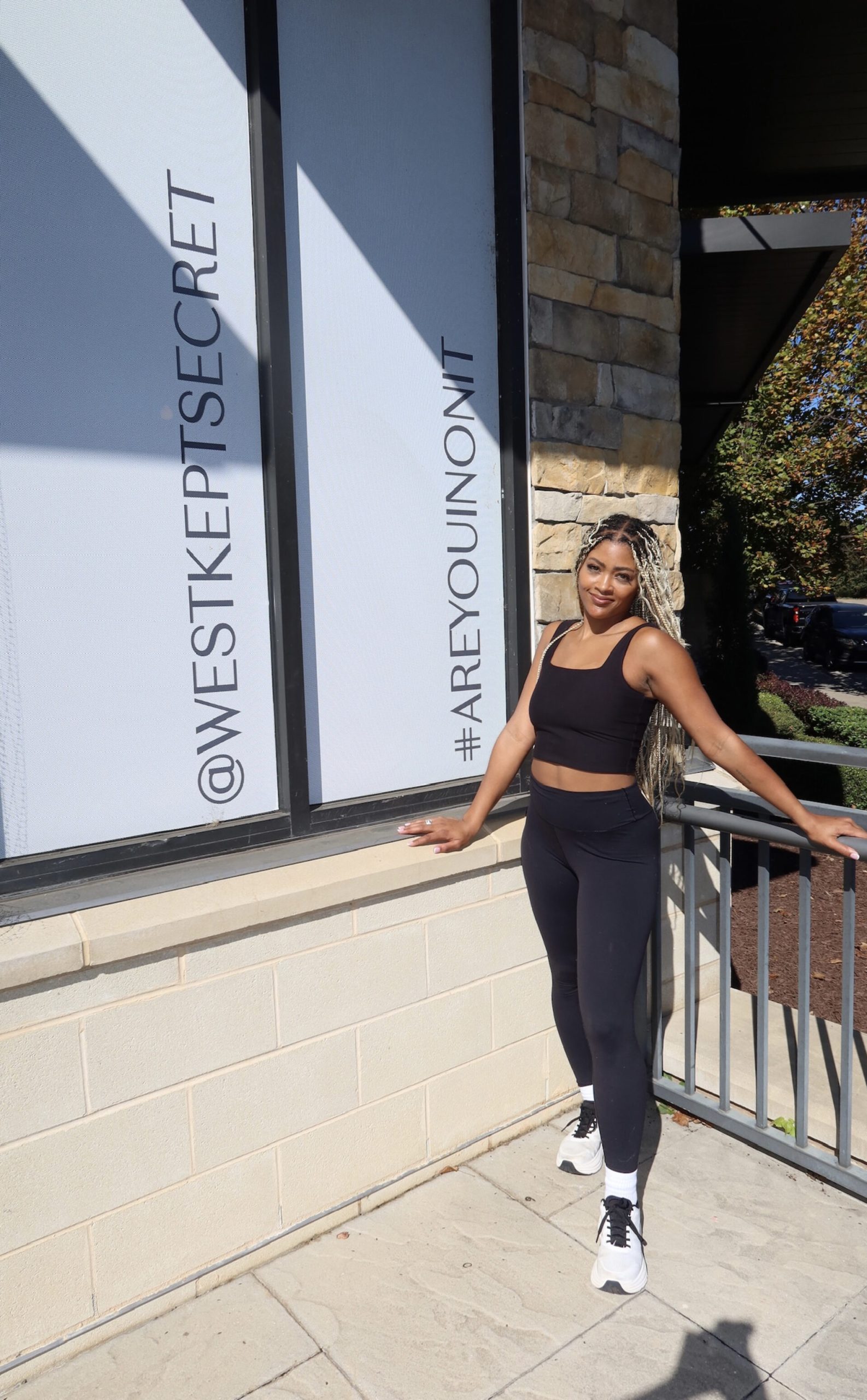 Single trainer posing for a picture